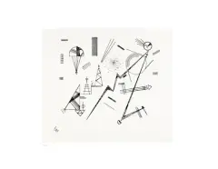 Composition by Wassily Kandinsky, 1932, litografia, papier, offered Nov 2003