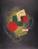 Jean Villeri, Composition, 1932, litografia, papier