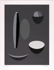Paule Vézelay, Grey Picture, 1935, serigrafia, papier