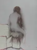Bruno Bruni, Według Ingresa (Nach Ingres), litografia barwna, papier