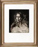 Ernst Fuchs, Kobieta z satyrem, akwaforta, akwatinta sepiowa, papier