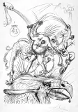 Ilustracja 2 z teki les songes... by Salvador Dalí, litografia, papier, offered Nov 2003