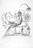 Ilustracja 16 z teki les songes.. by Salvador Dalí, litografia, papier, offered Nov 2003
