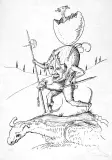 Ilustracja 21 z teki les songes... by Salvador Dalí, litografia, papier, offered Nov 2003