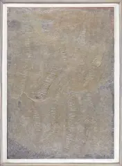 Nn Nn, Piasek, 1998, collage (tkanina na kartonie)