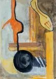 Maria Jarema, Martwa natura, 1932/33, akwarela, ołówek, papier