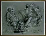 Bez tytułu by Franciszek Starowieyski, 1985, pastel, papier, offered Nov 2003