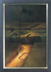 Antoni Kowalski, Chwila niczyja, z cyklu Chwile, 1987, olej, płótno