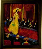 Witold Pałka, Modelka na wybiegu, 2003, olej, płótno