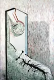 Epitafium dla pokonanego by Andrzej Fogtt, 1986, olej, płótno, offered Nov 2003