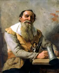 Julius Rehder, Odpoczynek żołnierza, 1889, olej, płótno