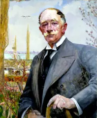 Jacek Malczewski, Portret Ignacego Bobrowskiego, ok. 1910-14, olej, płótno