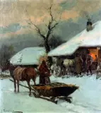Adam Setkowicz, Sanie przed chatą