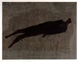 Monika Pietsch, Postać II, 1987, odprysk, akwaforta, akwatinta barwna, papier