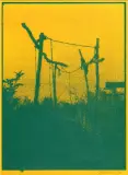 Konstrukcja by Jan Tarasin, 1978, serigrafia, papier, sold Oct 2003