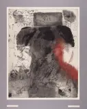 Rafał Strent, Fałszywy Bóg, 1984, akwaforta, akwatinta barwna, papier