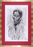 Andrzej Fogtt, Portret en face, 19 VI 1997, pastel, papier
