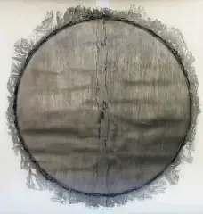 Marek Chlanda, Taneczny krąg dla Gurdżijewa Mistrza, 1997, ołówek, collage, papier