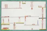 Kompozycja by Jerzy Nowosielski, 1983, akwarela, papier, sold Oct 2003