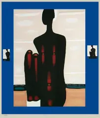 Jerzy Nowosielski, Plaża, 1996, serigrafia, papier