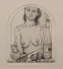 Zbigniew Janeczek, 99. Akt z martwą naturą kuchenną, 1985, inna