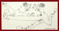 Erotyk by Jan Dobkowski, 1999, ołówek, papier, sold Sep 2003
