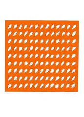 CLGno by Antoni Starczewski, 1998, serigrafia, papier, sold Sep 2003