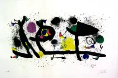 Bez tytułu by Joan Miró, litografia, papier, offered Jun 2003