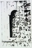 Znaki we wnętrzu by Jan Tarasin, 1978, serigrafia, papier, sold Jun 2003