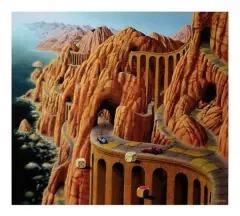 Jacek Yerka, Ventimiglia, 1992, druk autorski, papier