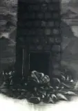 Marta Kremer, Chłód, 1969, mezzotinta