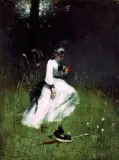 Zygmunt Rozwadowski, Dziewczyna zbierająca kwiaty