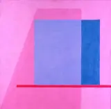 Henryk Stażewski, Kompozycja geometryczna, 1983, akryl, płyta pilśniowa