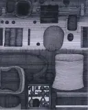 Jan Tarasin, Z cyklu „Przedmioty“, 1993, tusz pióro, papier