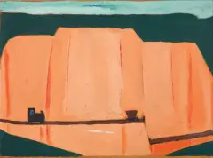 Jerzy Nowosielski, KAMIENIOŁOM LANCKOROŃSKI, 1973, olej, płótno