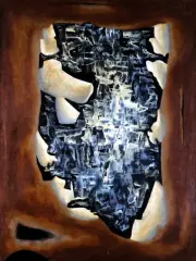 Andrzej Matuszewski, Obraz 17, 1962/63, olej, płótno
