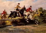Angelo Jank, Na torze przeszkód, po 1930, olej, płótno