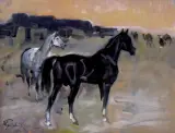 Wojciech Kossak, KONIE ARABSKIE