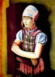 Moïse Kisling, Francuzka (Dziewczyna w ludowym stroju)