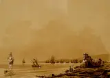 Iwan Konstantinowicz Ajwazowski, Port w Teodozji na Krymie, mieszana