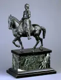 Posąg konny Colleoniego by Autor nierozpoznany, 2 poł. XIX w., brąz patynowany, sold Dec 2002