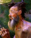 Jacek Malczewski, Faun, 1906, olej, deska