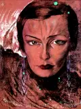 Stanisław Ignacy Witkiewicz, Portret Marii Kamińskiej, 1935, pastel, papier