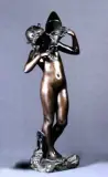 Antoine Bofill, Dziewczyna z amforą, przed 1900, brąz patynowany
