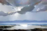 Marian Michalik, Chmury, ok. 1996, pastel, papier