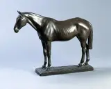 Gustav von Bechtolsheim, Koń, 1906, brąz patynowany