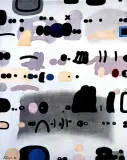 FRAGMENT ZAPISU II by Jan Tarasin, 1990, olej, płótno, sold Nov 2002