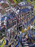 IWONICZ ZDRÓJ, CYKL „PODRÓŻE AUTOSTOPEM by Edward Dwurnik, olej, płótno, sold Nov 2002
