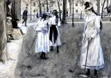René Reinicke, Gra w krykieta, 1890, inna