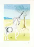 "Józef" z cyklu "Dwanaście plemion Izraela" by Salvador Dalí, 1972, litografia, papier, sold Oct 2002